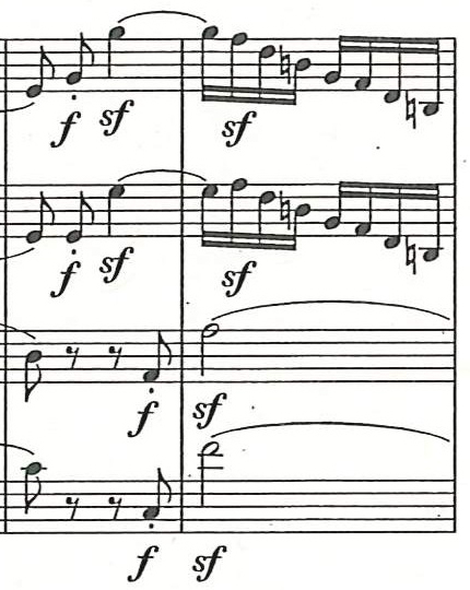 Fig. 5: Movement IV: Allegro molto vivace, measures 40–41