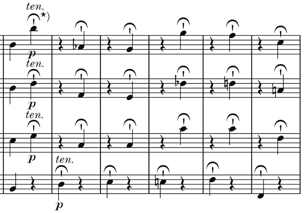 An unaccountable (?) fermata notation in Mozart’s string quartet K. 428 ...